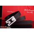 Men's Ferragamo Special Edition Adjustable Leather Double Gancini Buckle Belt 004