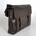Men's Ferragamo Leather Hickory Large Messenger Bag