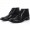 Men's Ferragamo Aritz Dress Boots Black