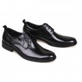 Men's Ferragamo Aiden Patent Oxford Shoes Black