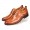 Men's Ferragamo Aiden Patent Oxford Shoes Brown