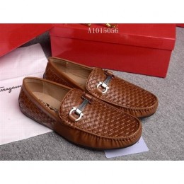 Men's Ferragamo casual shoes in dark brown 174