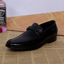Men's Ferragamo Gancio Bit Moccasin Black Shoes