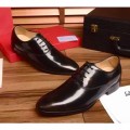 Men's Ferragamo Leather Gancio Dress Shoes