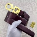 Men's Ferragamo original edition adjustable calfskin leather gancini belt OE008