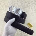 Men's Ferragamo original edition adjustable calfskin leather gancini belt OE018