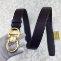 Men's Ferragamo original edition adjustable calfskin leather gancini belt OE023
