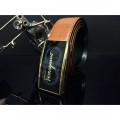 Men's Ferragamo Gentle Monster leather belt with double gancini buckle GM156