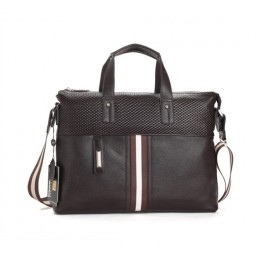 Men's Ferragamo Handbag Messenger Pebble Grained Calfskin TH-S904