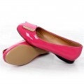 Women's Ferragamo Patent Leather Footwear Rose