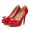 Women's Ferragamo red high heel 270