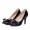 Women's Ferragamo high heel in black 256