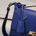 Women's Ferragamo small Gancio Lock Shoulder bag blue SFS-UU265