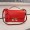 Women's Ferragamo small Gancio Lock Shoulder bag red SFS-UU264