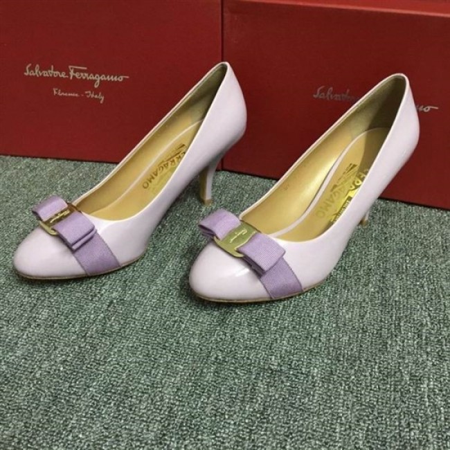 Ferragamo Lavender Pumps Shoes,Ferragamo Clothes Fashion