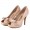 Women's Ferragamo Platform Peep-toe Pump Nude