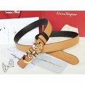 Women's Ferragamo Adjustable Gancio Vara Buckle Belt In 85CM-105CM Sizes MW073