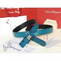 Women's Ferragamo Adjustable Gancio Vara Buckle Belt In 85CM-105CM Sizes MW085