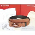 Women's Ferragamo Adjustable Gancio Vara Buckle Belt In 85CM-105CM Sizes MW093