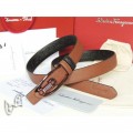 Women's Ferragamo Adjustable Gancio Vara Buckle Belt In 85CM-105CM Sizes MW093