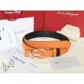 Women's Ferragamo Adjustable Gancio Vara Buckle Belt In 85CM-105CM Sizes MW095
