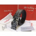 Women's Ferragamo Adjustable Gancio Vara Buckle Belt In 85CM-105CM Sizes MW123