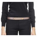 Women's Salvatore Ferragamo Medium Elongated Buckle Belt Sale SFS-UU227