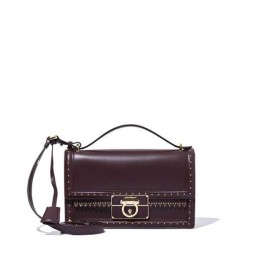 Women's Salvatore Ferragamo Medium Gancio Lock Shoulder Bag Sale Online SFS-UU162