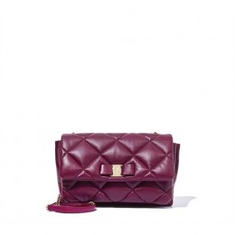 Women's Salvatore Ferragamo Medium Quilted Vara Shoulder Bag Sale Online SFS-UU152