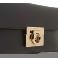 Women's Salvatore Ferragamo Small Gancio Lock Clutch Sale Online